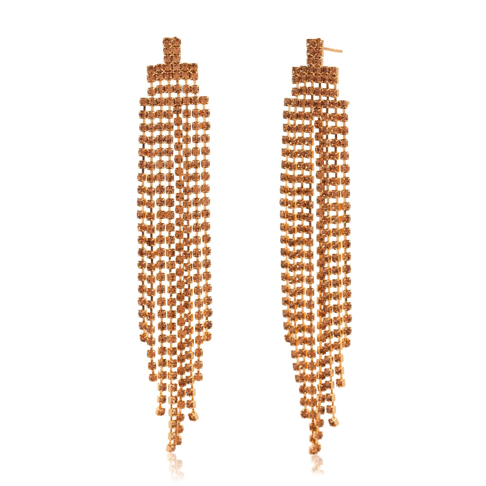 brvQrq-scaled-1.jpg Women's Indo-Western Drop Dangles Earring With Necklace For Women Fashion Jewellery for women Artificial Earrings and Necklace For women (Golden) - Image 2