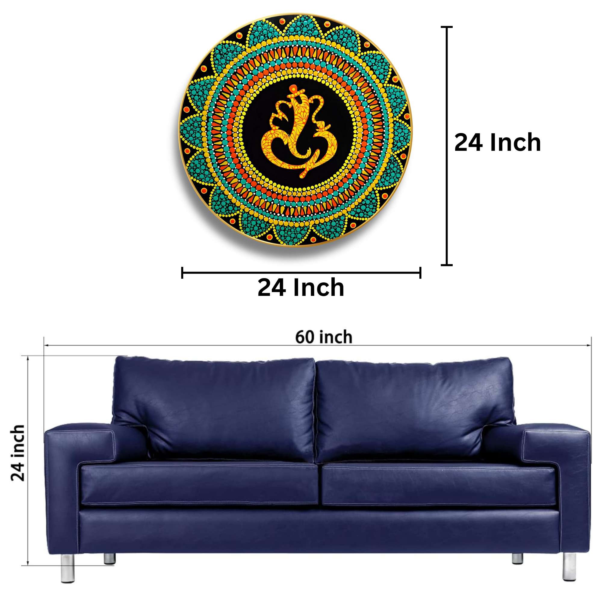 jCSXHH.jpg Round Wall Painting